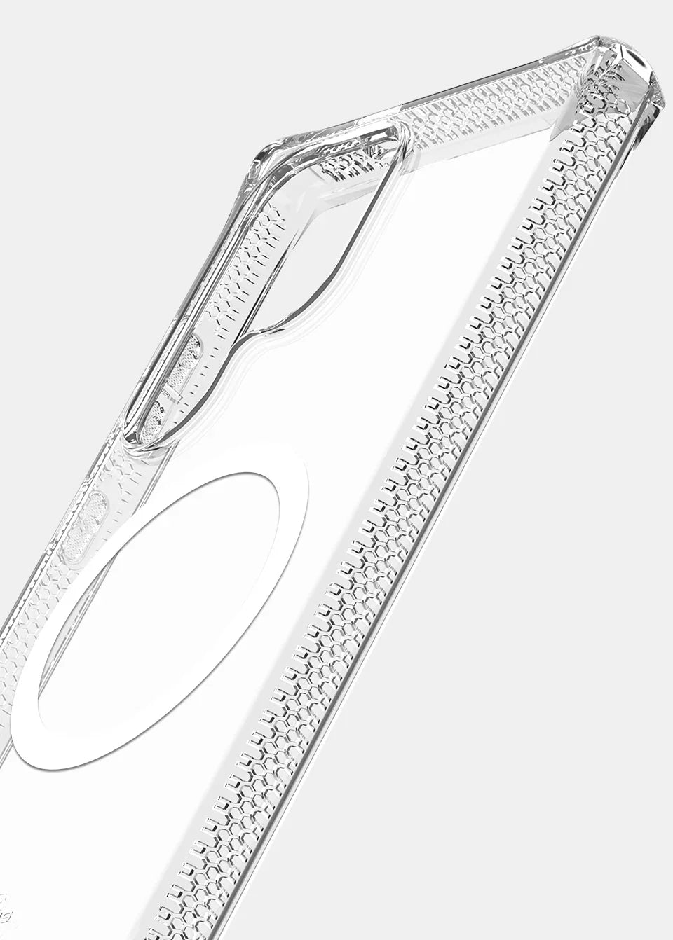 Samsung S25 Ultra MagSafe Cover Itskins Hybrid Clear Samsung S25 Ultra MagSafe Cover Itskins Hybrid Clear